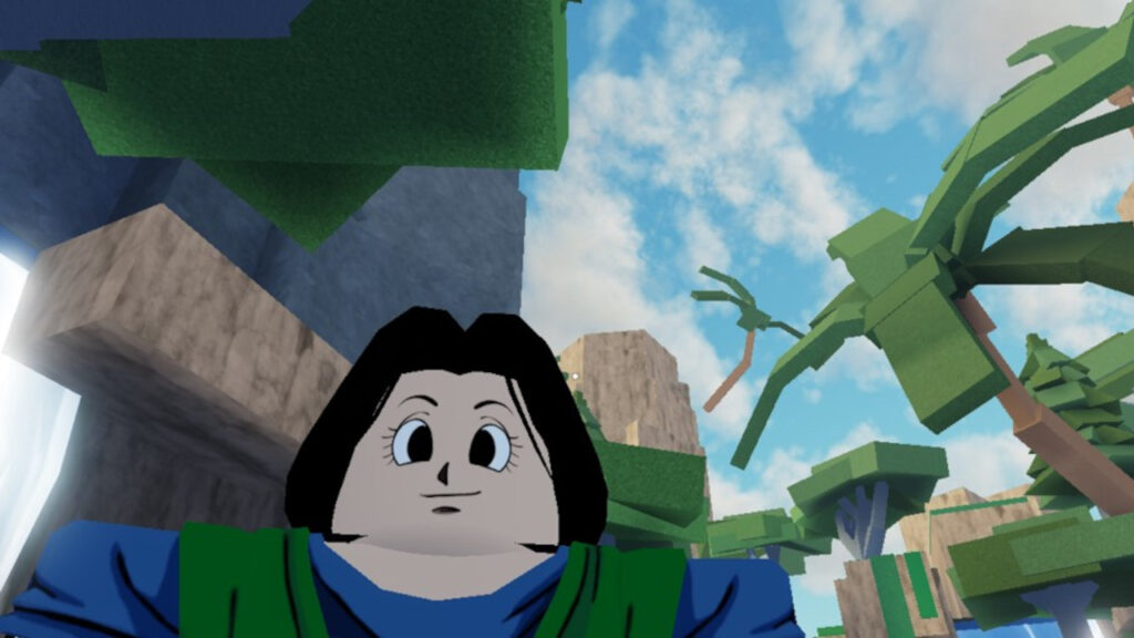 Feature image for our Dragon Soul Bosses guide. Image shows the close up of a character with a waterfall and trees in the back.
