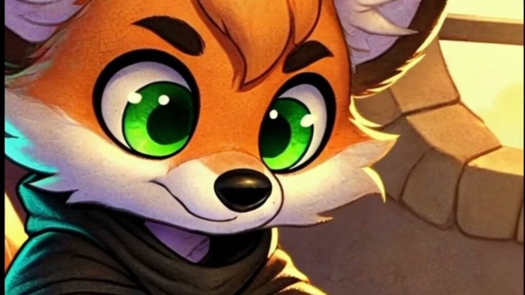 featured image for our news on Rico the Fox. It shows a close-up of Rico, a red fox with green eyes.