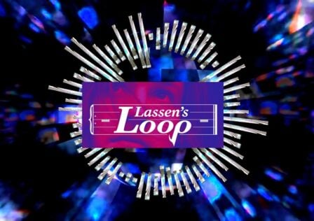 featured image for our news on Lassen’s Loop demo. It shows a vibrant circular structure with the game's logo in the middle.